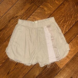 JT Argentina Linen Blend Shorts, SZ S